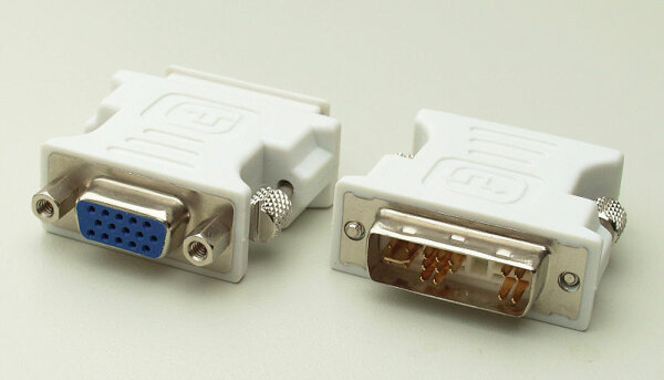 DVI-I Single Link -&gt; VGA - Adapter