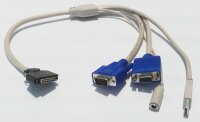 Bizlink KVM Cable A3C40073895 RSB-IO Milled Kabel VGA USB...