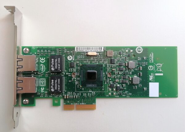 Dell GIGABIT DUAL Port PCI-E x4 Network Card 01P8D1